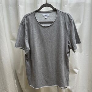 HYDEN YOO New York Gray Short Sleeve Crew Neck Tee